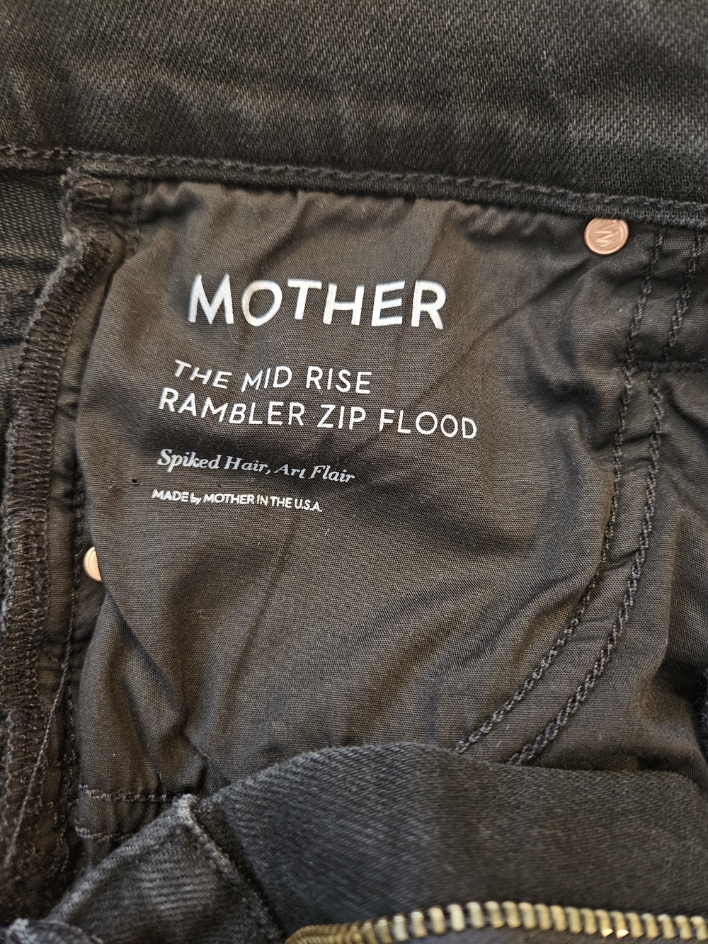MOTHER The Mid Rise Zip Rambler Ankle - Picture 12 of 13